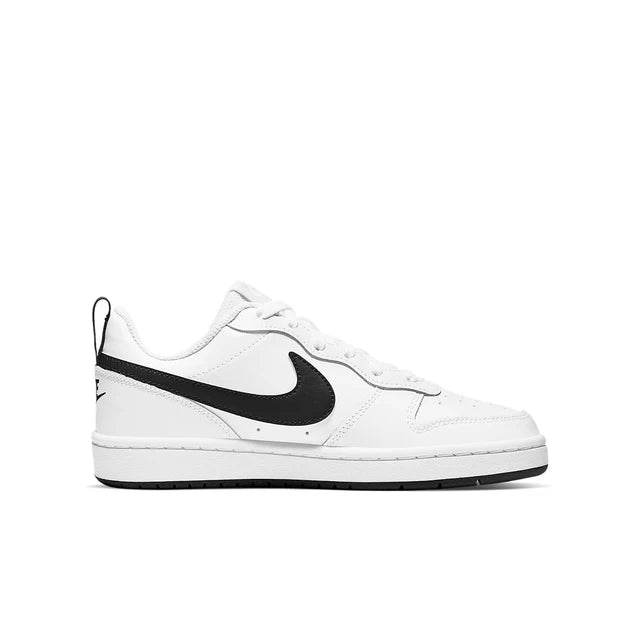 Nike Court Borough Low 2 'White Black' (GS)