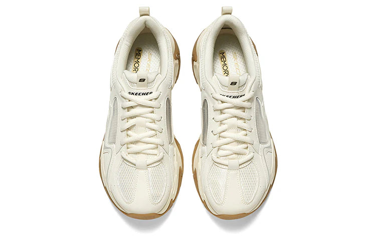 Skechers Stamina V3 Shoes 'White Tan'