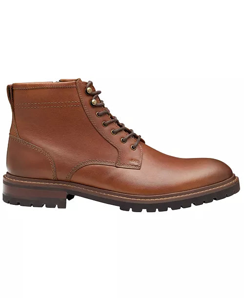 Johnston & murphy Dudley Lug Plain Toe Boot