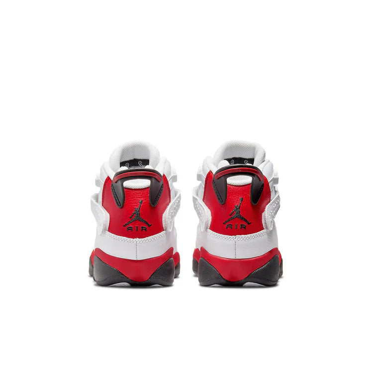 Air Jordan 6 Rings White and University Red