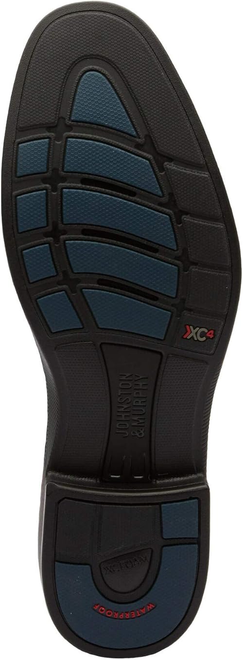 Johnston & Murphy Men’s XC4 Maddox Chelsea Boot – Casual Boots for Men, Waterproof Leather Construction, Cushioned Insole, Removable Dual Width Footbed