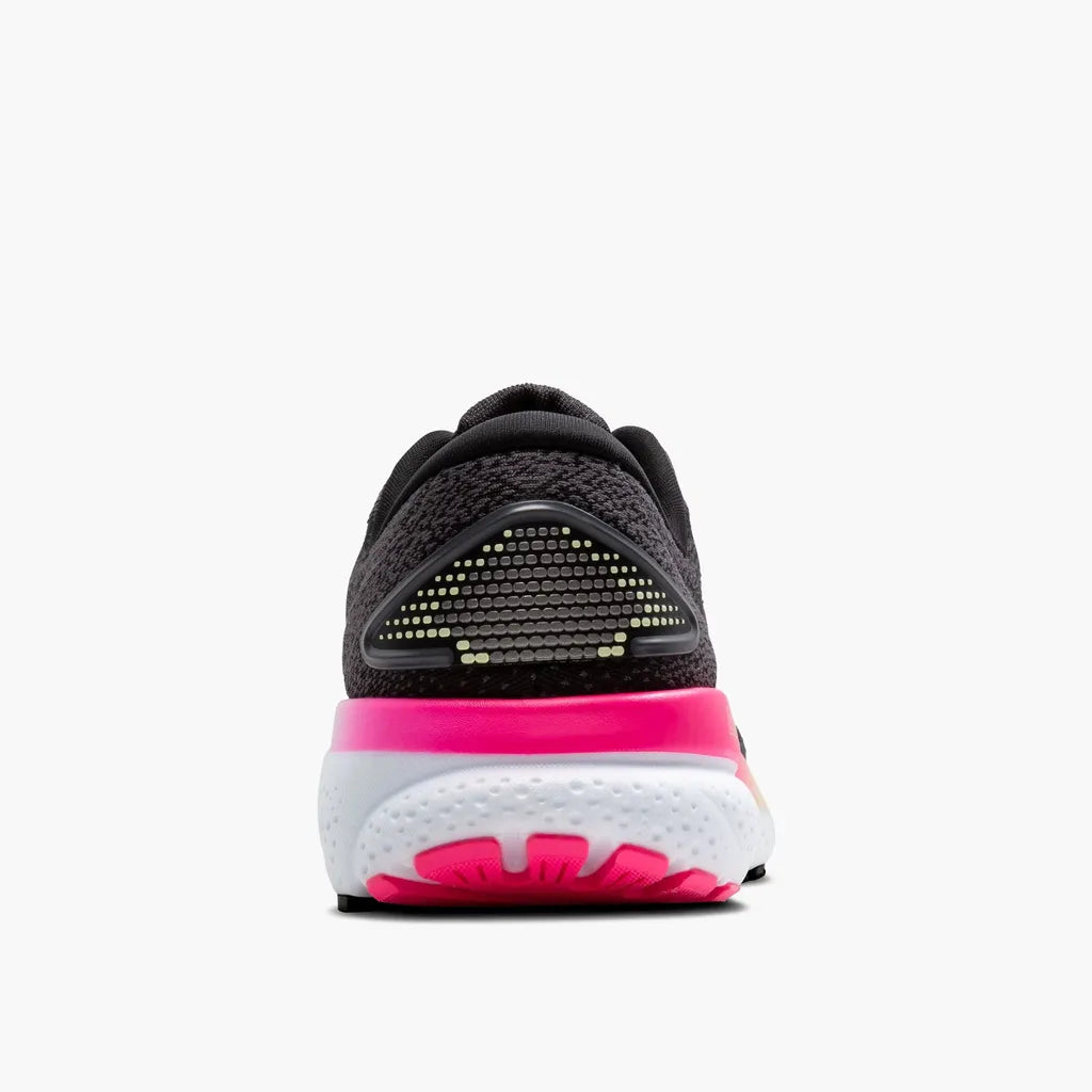 Brooks Ghost 16 Women Black/Pink/Yellow 074