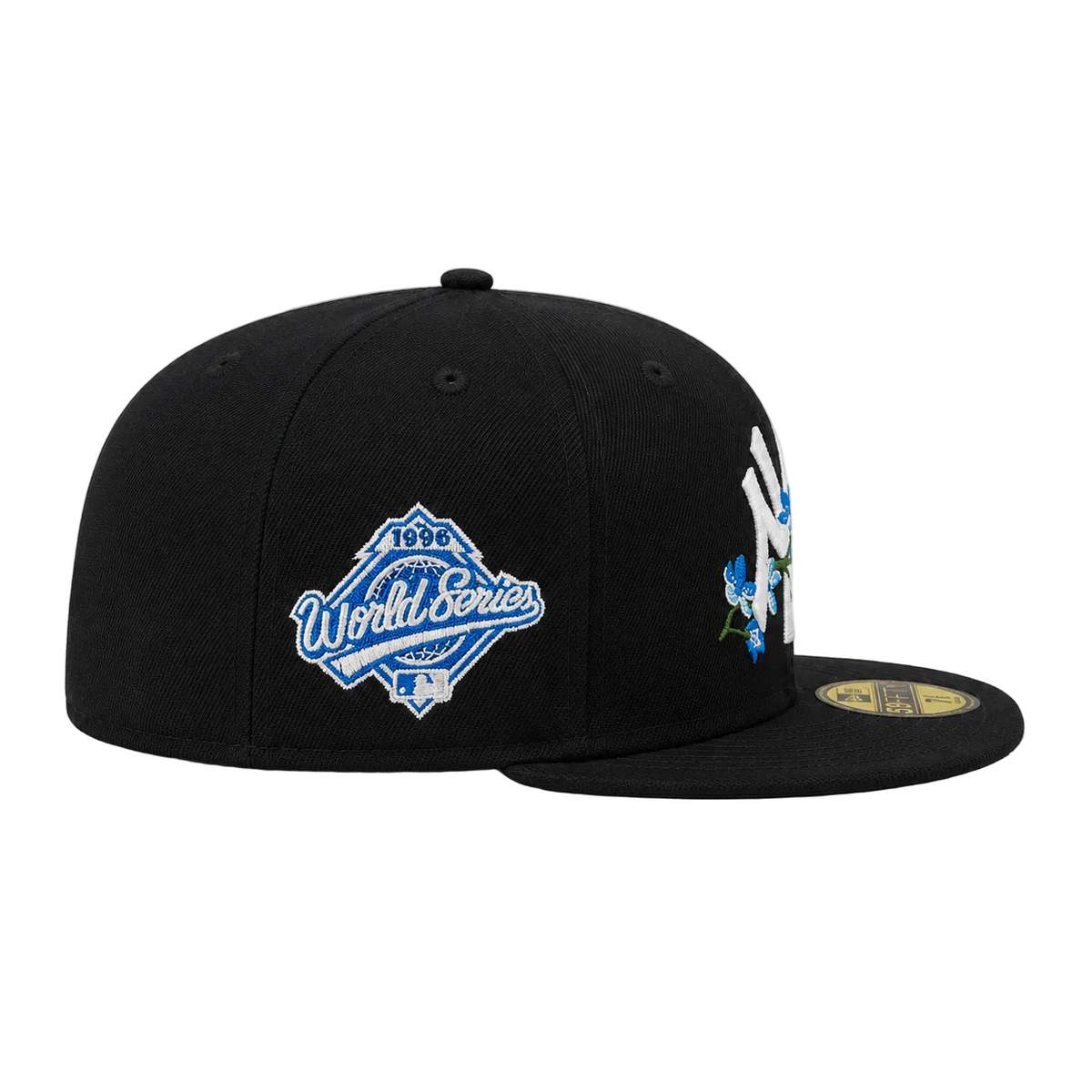 New York Yankee Bloom Fitted - Navy – Sammys NYC