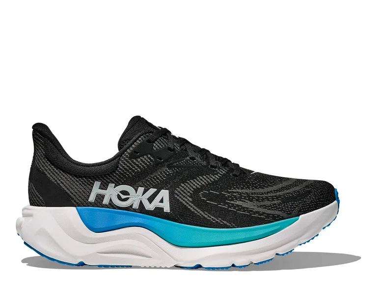 Hoka Black/Skyward Blue Arahi 8
