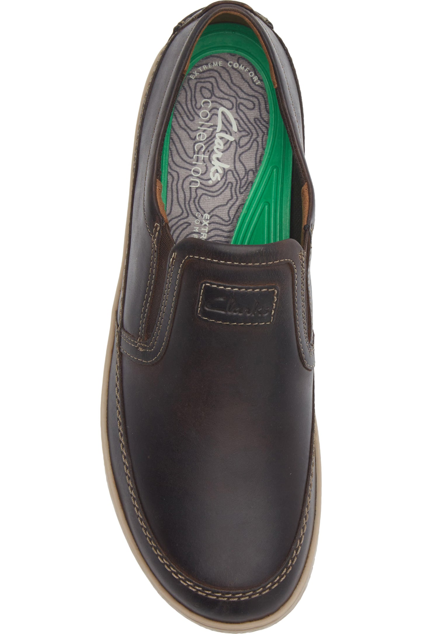 Clarks Hodson Step Leather Slip-On