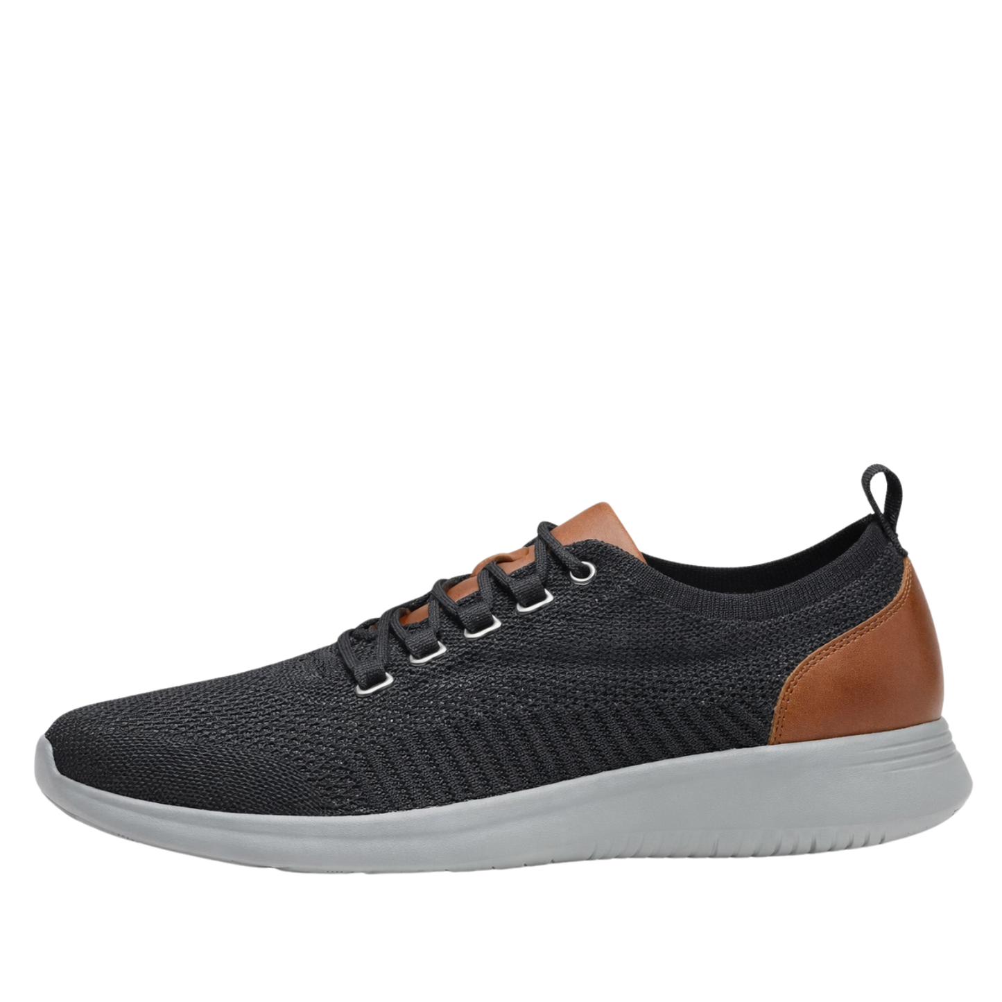JOHNSTON & MURPHY AMHERST KNIT GREY SNEAKER