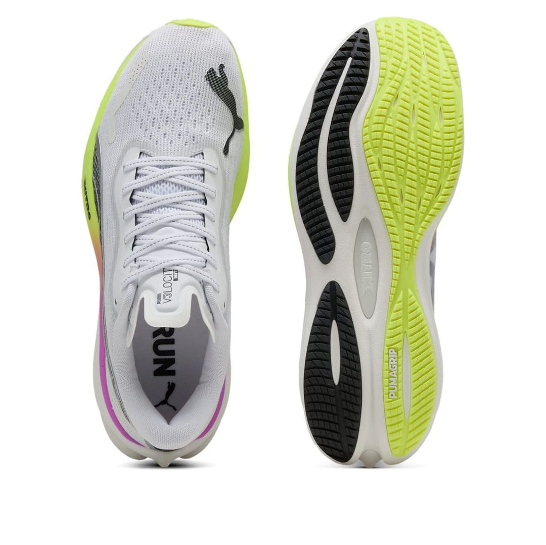 PUMA-Velocity Nitro 3 'White Pure Magenta Yellow Alert'