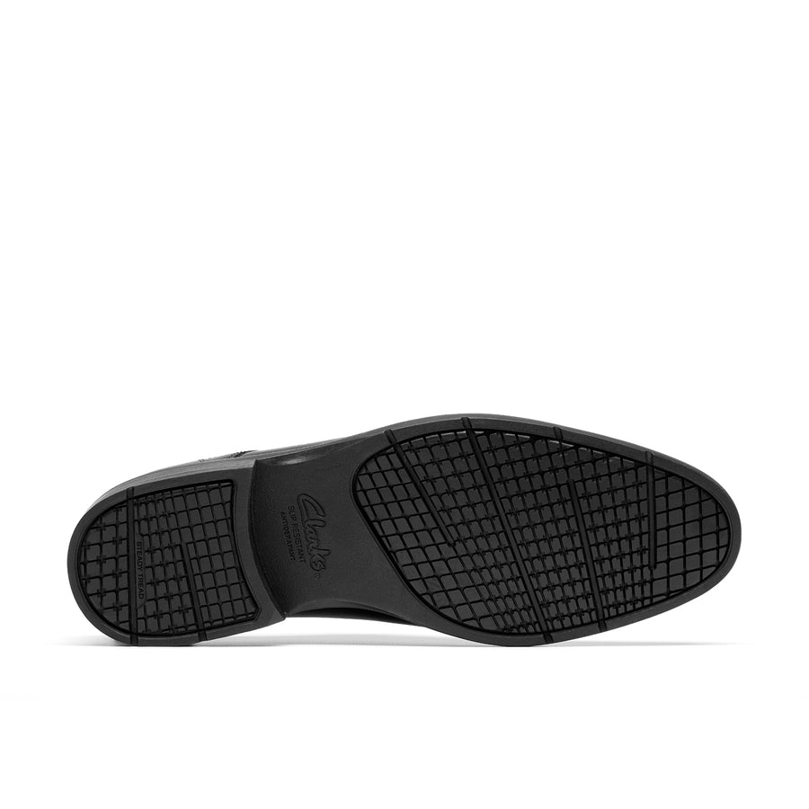 Clarks- Steadwell Lace Black Leather