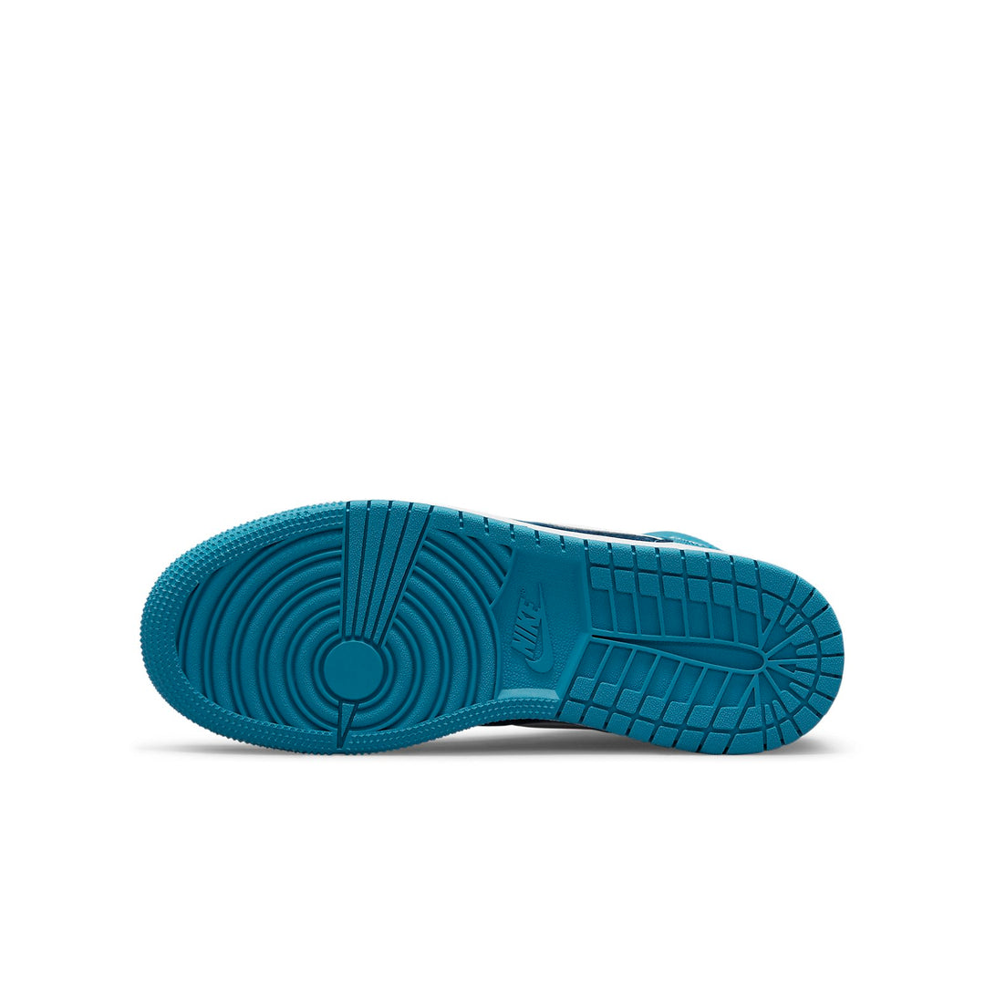 Jordan-(GS) Air Jordan 1 Mid 'Washed Denim'