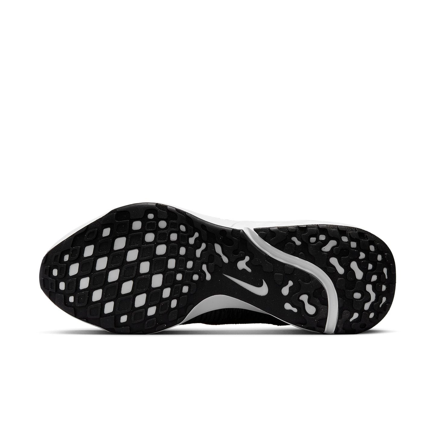 Nike-Nike Renew Run 4 Road running shoes in black and college red