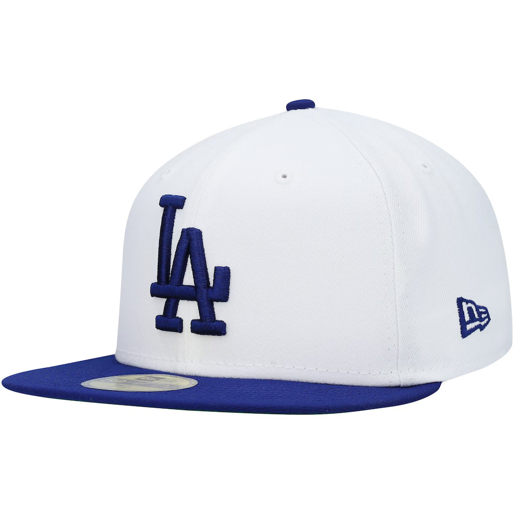 Men's Los Angeles Dodgers New Era White/Royal 1981 World Series Optic Two-Tone - 59FIFTY Fitted Hat
