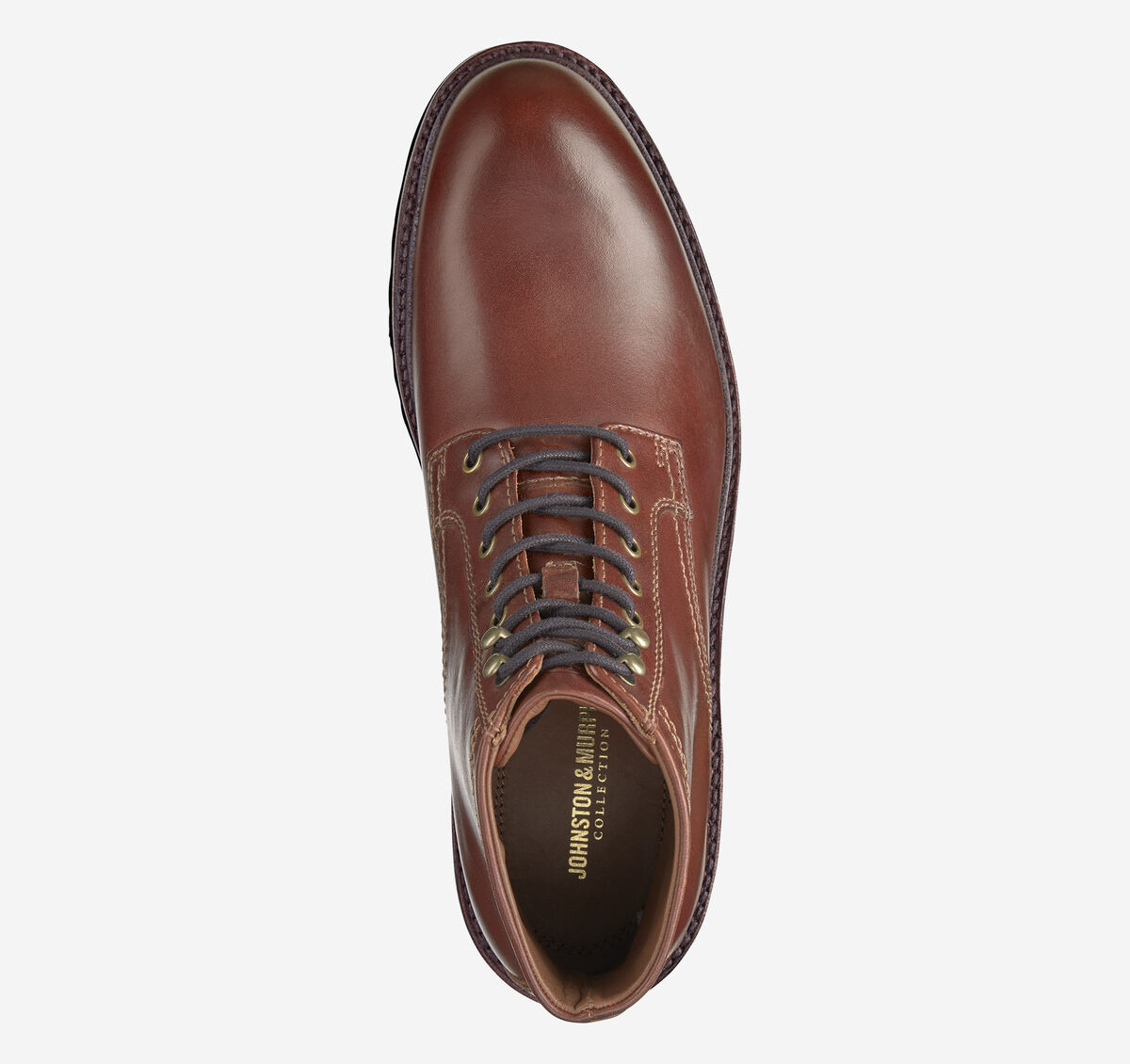 Johnston & murphy Dudley Lug Plain Toe Boot