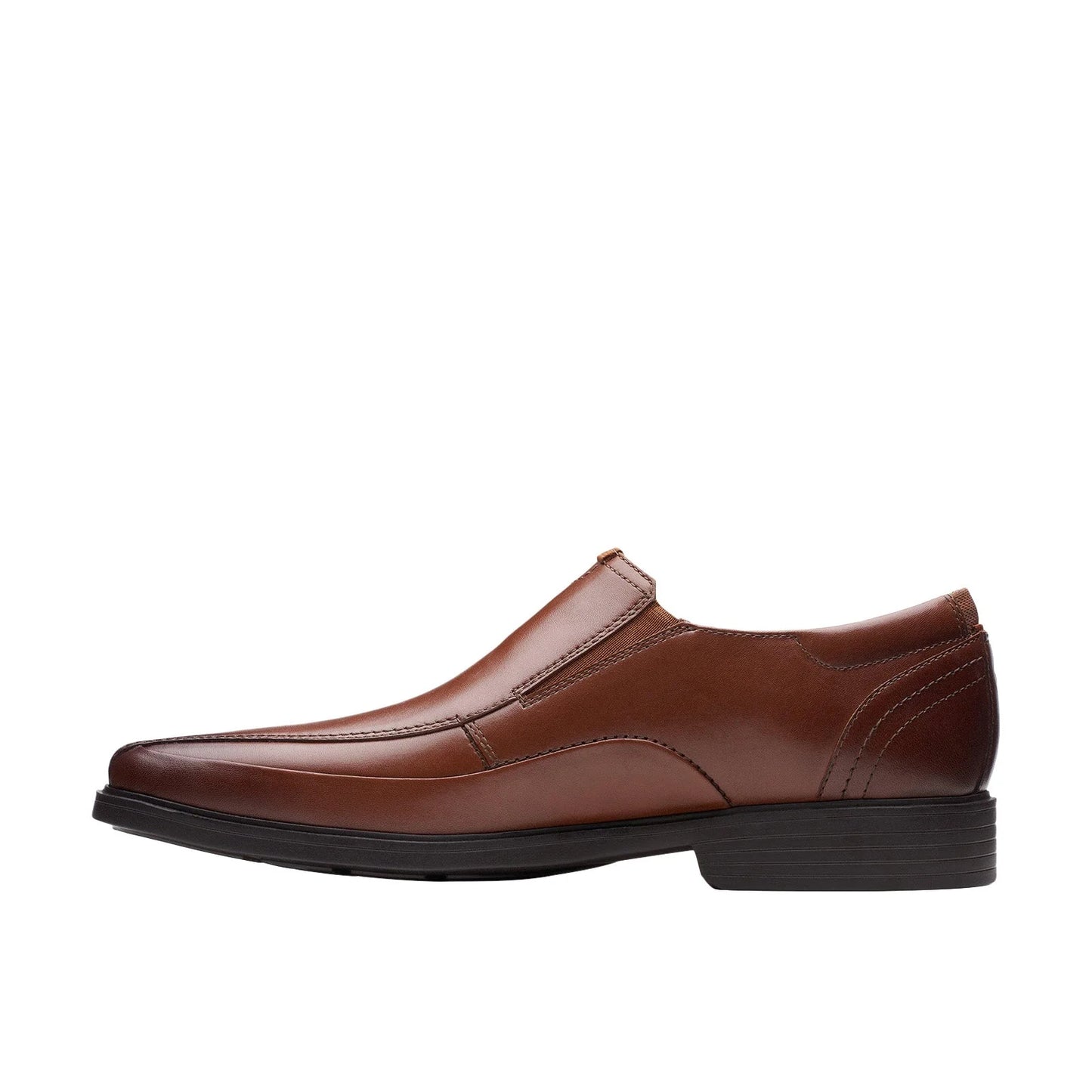 Clarks Lite Ave Mens Brown Wide Loafers & Slip Ons Casual