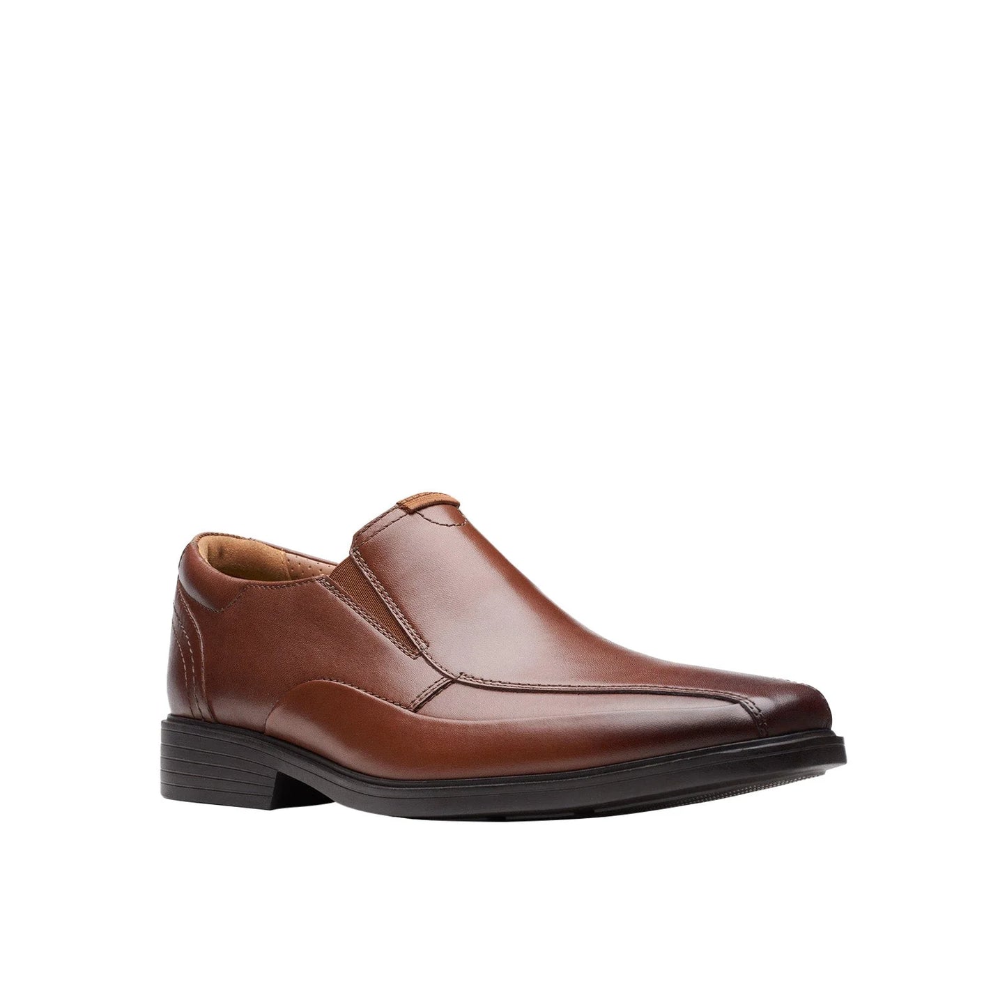 Clarks Lite Ave Mens Brown Wide Loafers & Slip Ons Casual