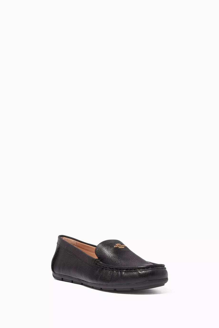 Coach Marley Round-toe Loafers in Leather Bear Brown