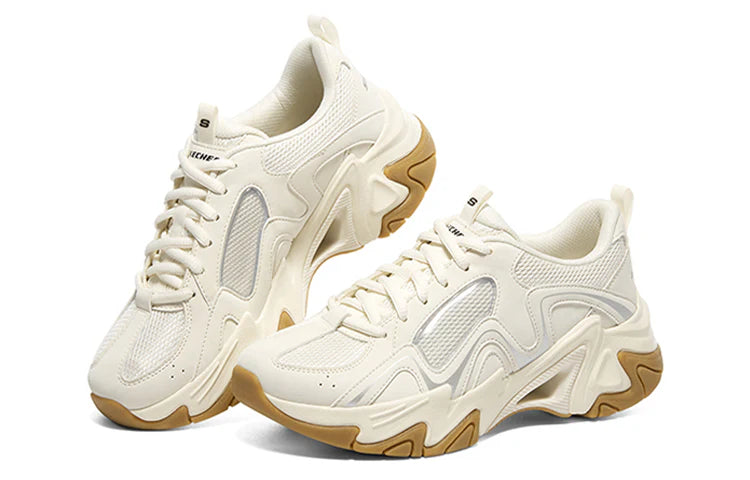 Skechers Stamina V3 Shoes 'White Tan'