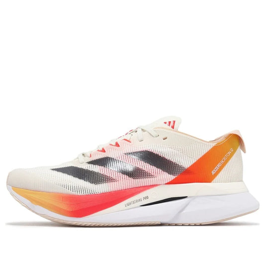 adidas-(WMNS) adidas Adizero Boston 12 'Ivory Solar Red