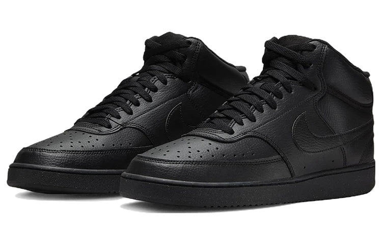 Nike Court Vision Mid Next Nature 'Triple Black'
