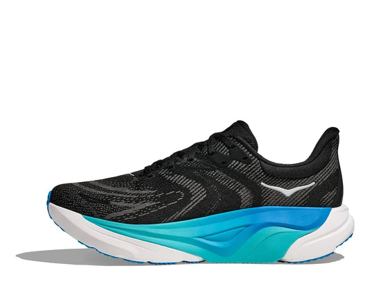 Hoka Black/Skyward Blue Arahi 8