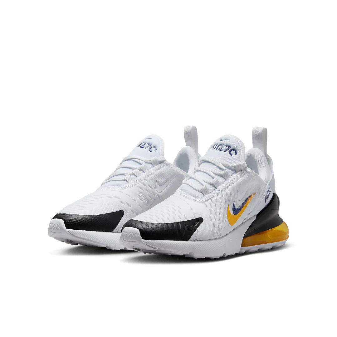 Nike Air Max 270 'Multi-Swoosh-White Gold Black'