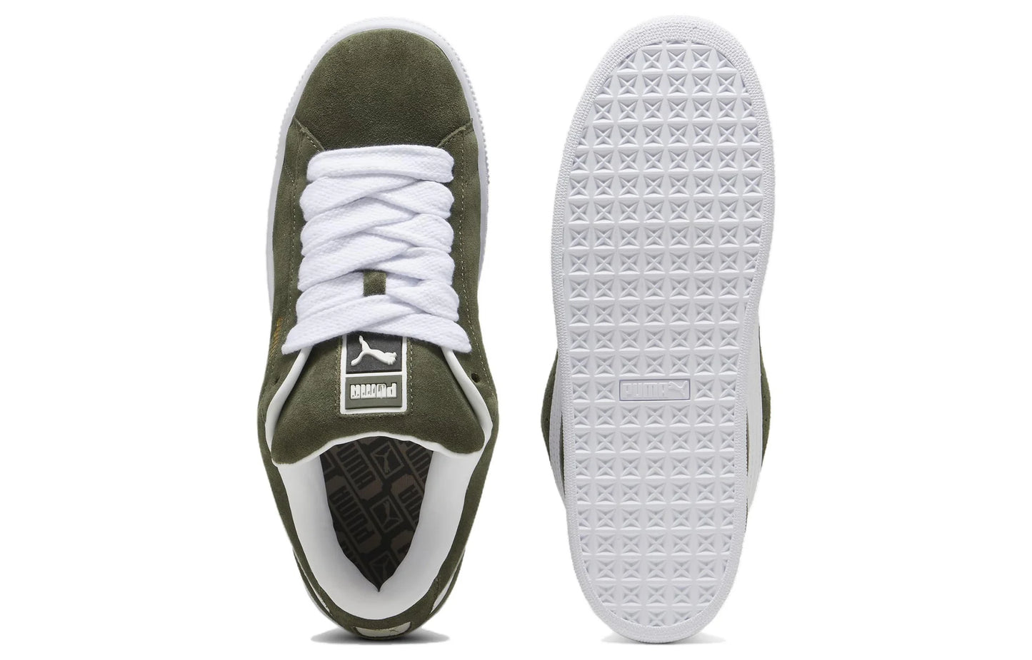 PUMAn Suede XL 'Dark Olive White'