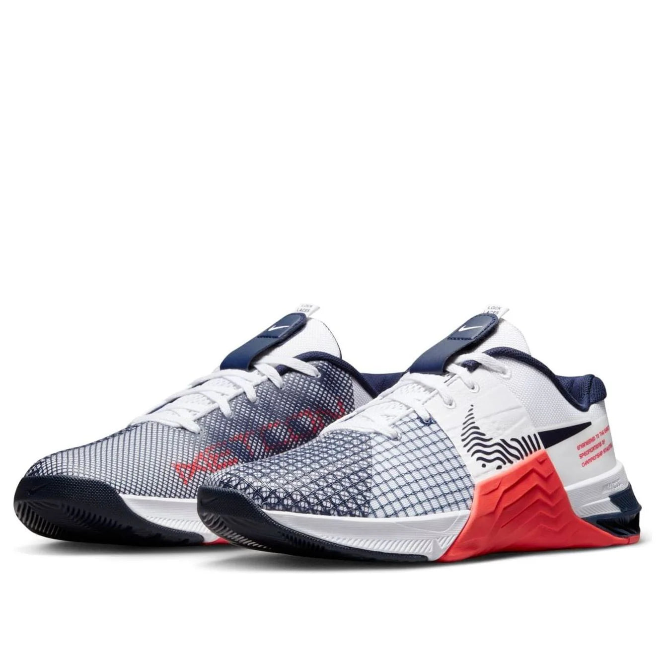 Nike Metcon 8 'White Crimson Obsidian'