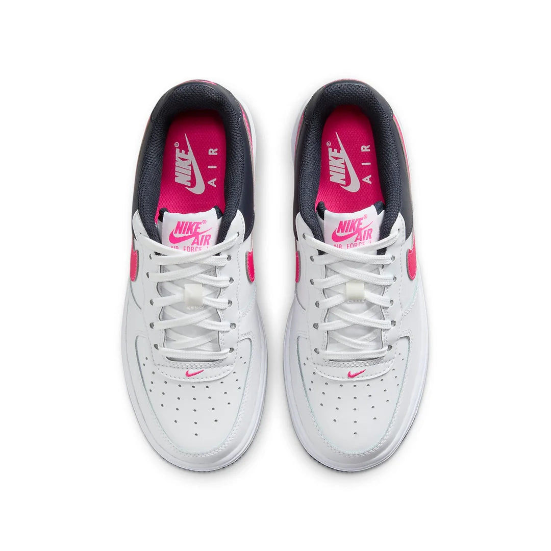 Nike - (GS) Nike Air Force 1 Low 'White Obsidian Pink