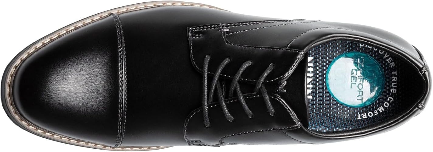 Nunn Bush Carmelo Cap Toe Oxford Classic Modern Formal Lace Up Dress Casual Shoes Oxford
