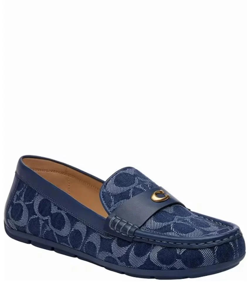 Coach Midnight Navy Janie loafer