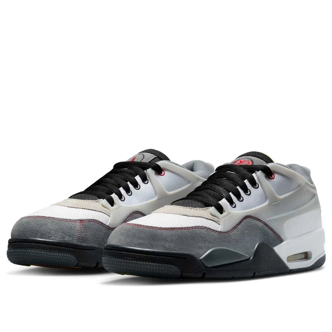 Nike Air Jordan 4 RM Premium 'White Black Smoke Grey Fire Red'