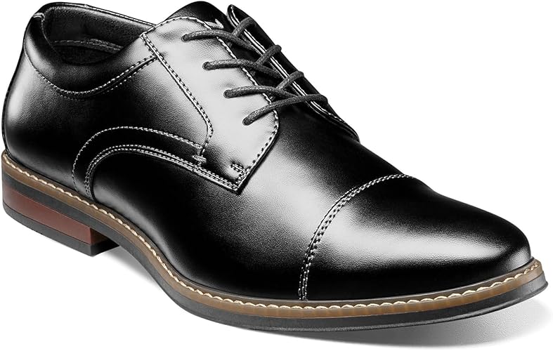 Nunn Bush Carmelo Cap Toe Oxford Classic Modern Formal Lace Up Dress Casual Shoes Oxford