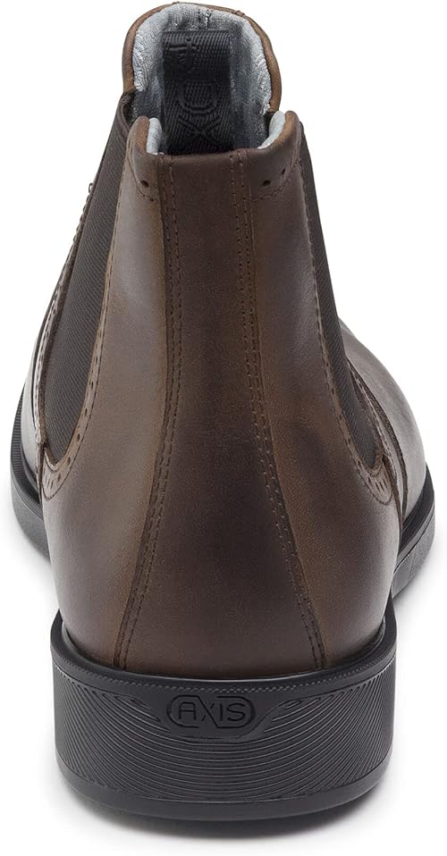 Johnston & Murphy Men’s XC4 Maddox Chelsea Boot – Casual Boots for Men, Waterproof Leather Construction, Cushioned Insole, Removable Dual Width Footbed