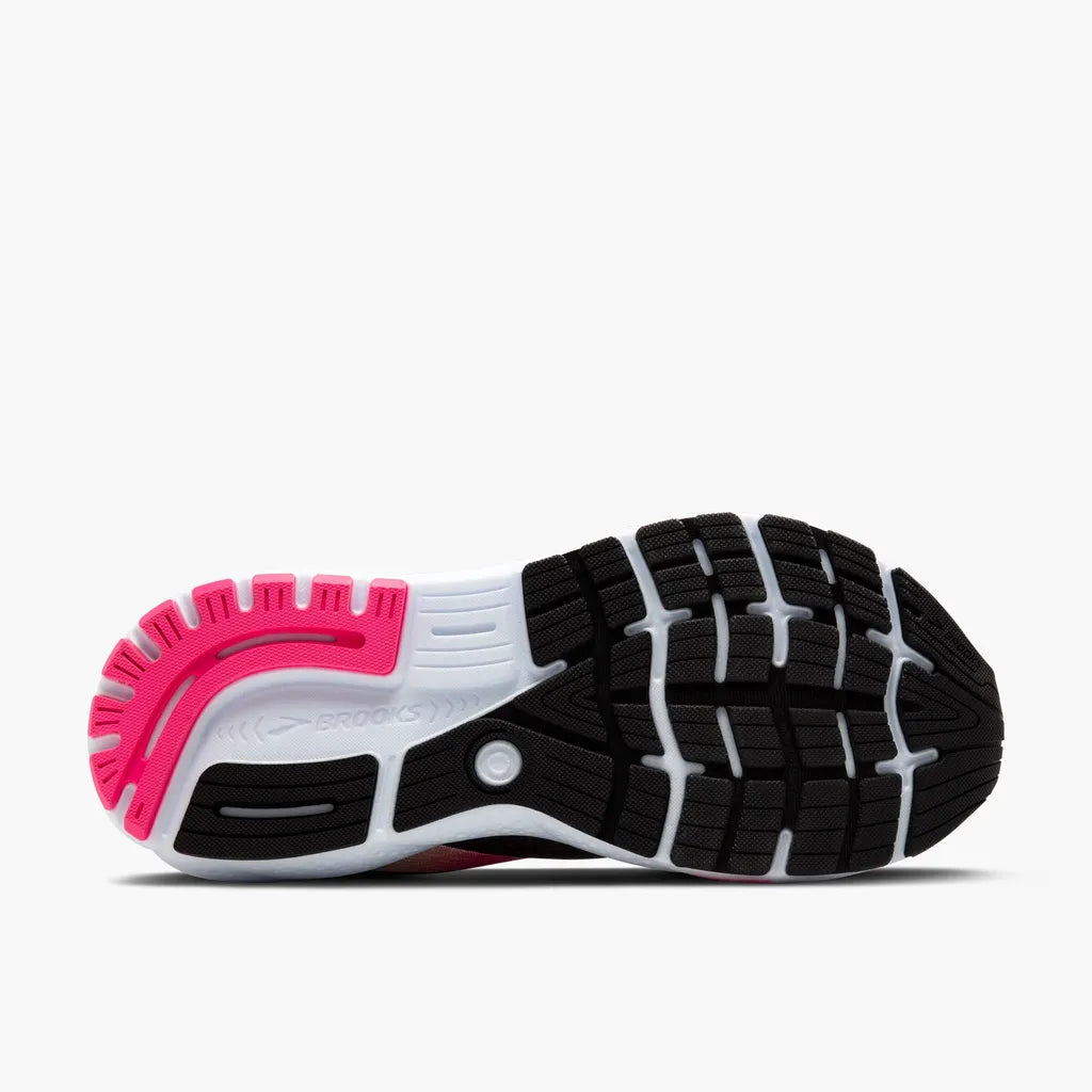 Brooks Ghost 16 Women Black/Pink/Yellow 074