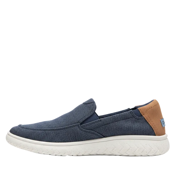Clarks Navy Flat
