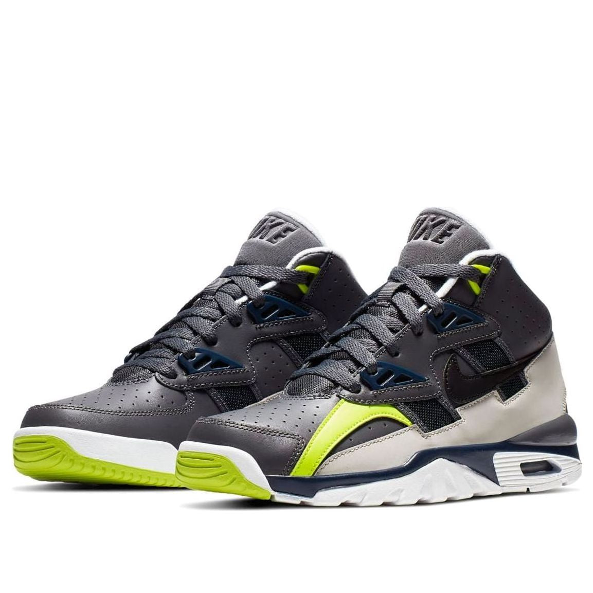 Nike Air Trainer SC GS 'Dark Grey Navy Volt'