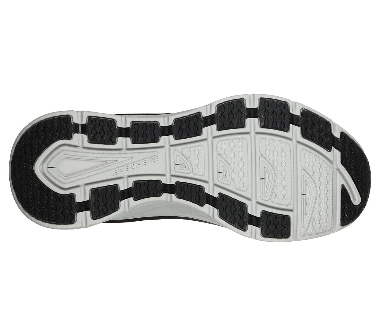 Skechers D Lux Walker Pensive Black Shoes