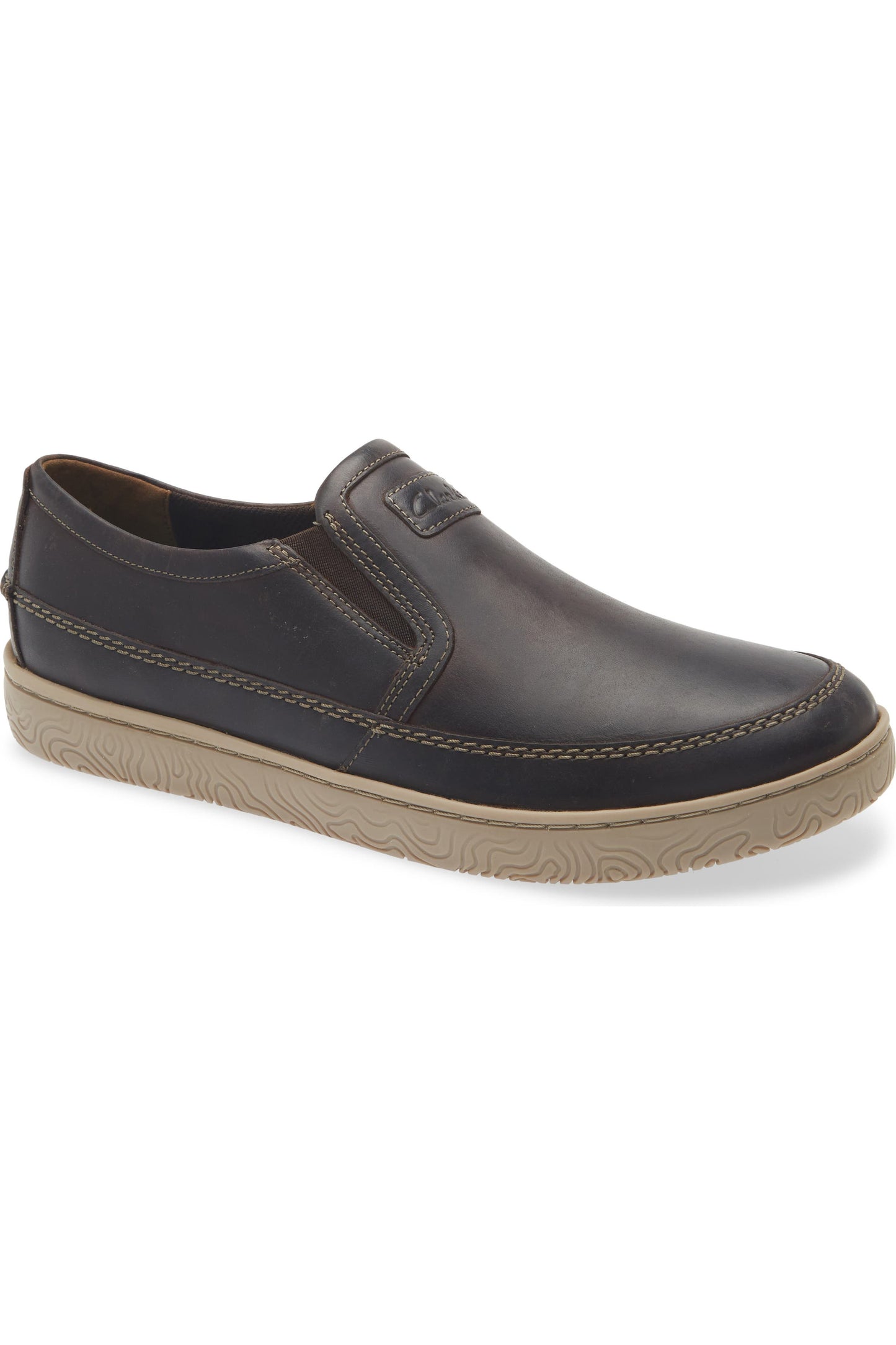 Clarks Hodson Step Leather Slip-On
