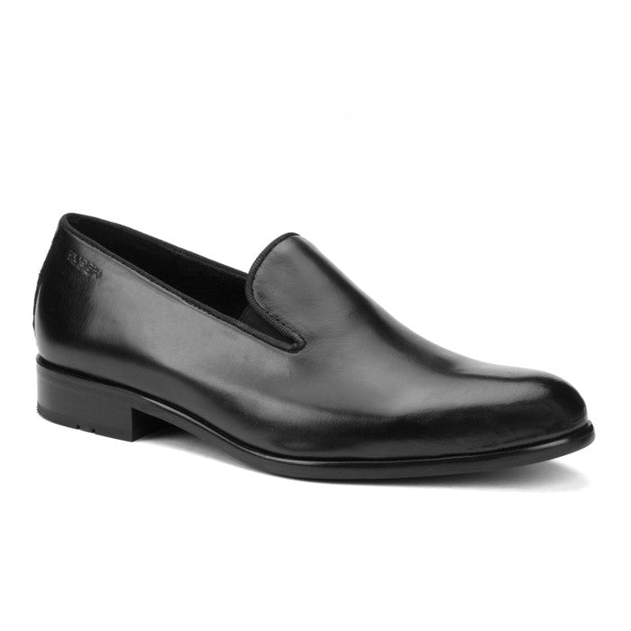 Ruosh Black Occasion Slip-on Shoes