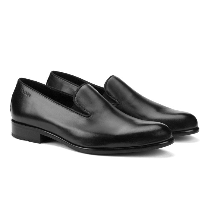 Ruosh Black Occasion Slip-on Shoes
