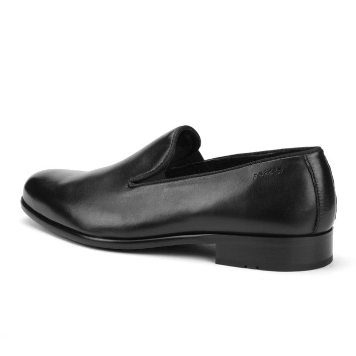 Ruosh Black Occasion Slip-on Shoes