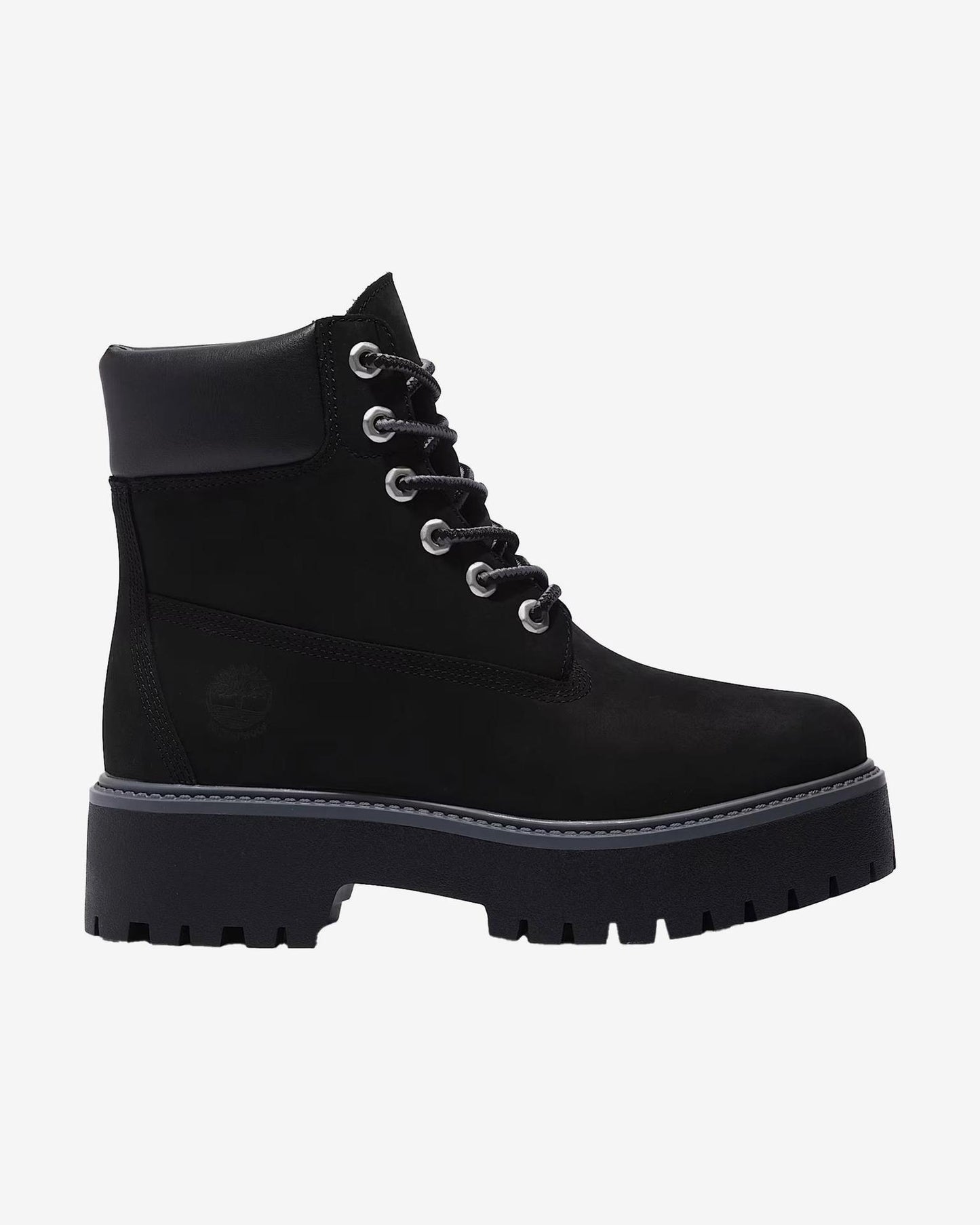Timberland Stone Street 6 Inch Lace Up Waterproof Boots black
