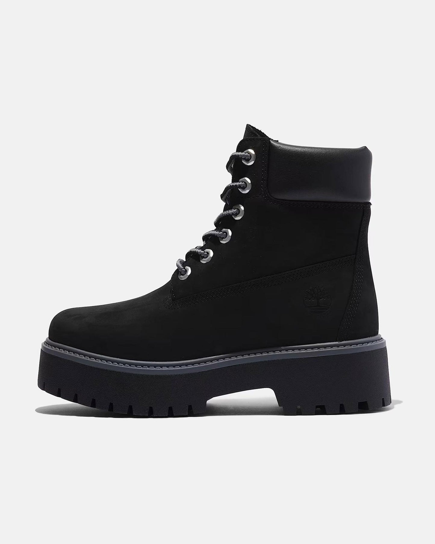 Timberland Stone Street 6 Inch Lace Up Waterproof Boots black
