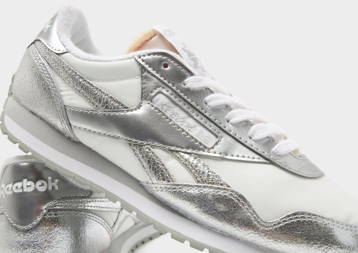 Reebok Classic White and Silver