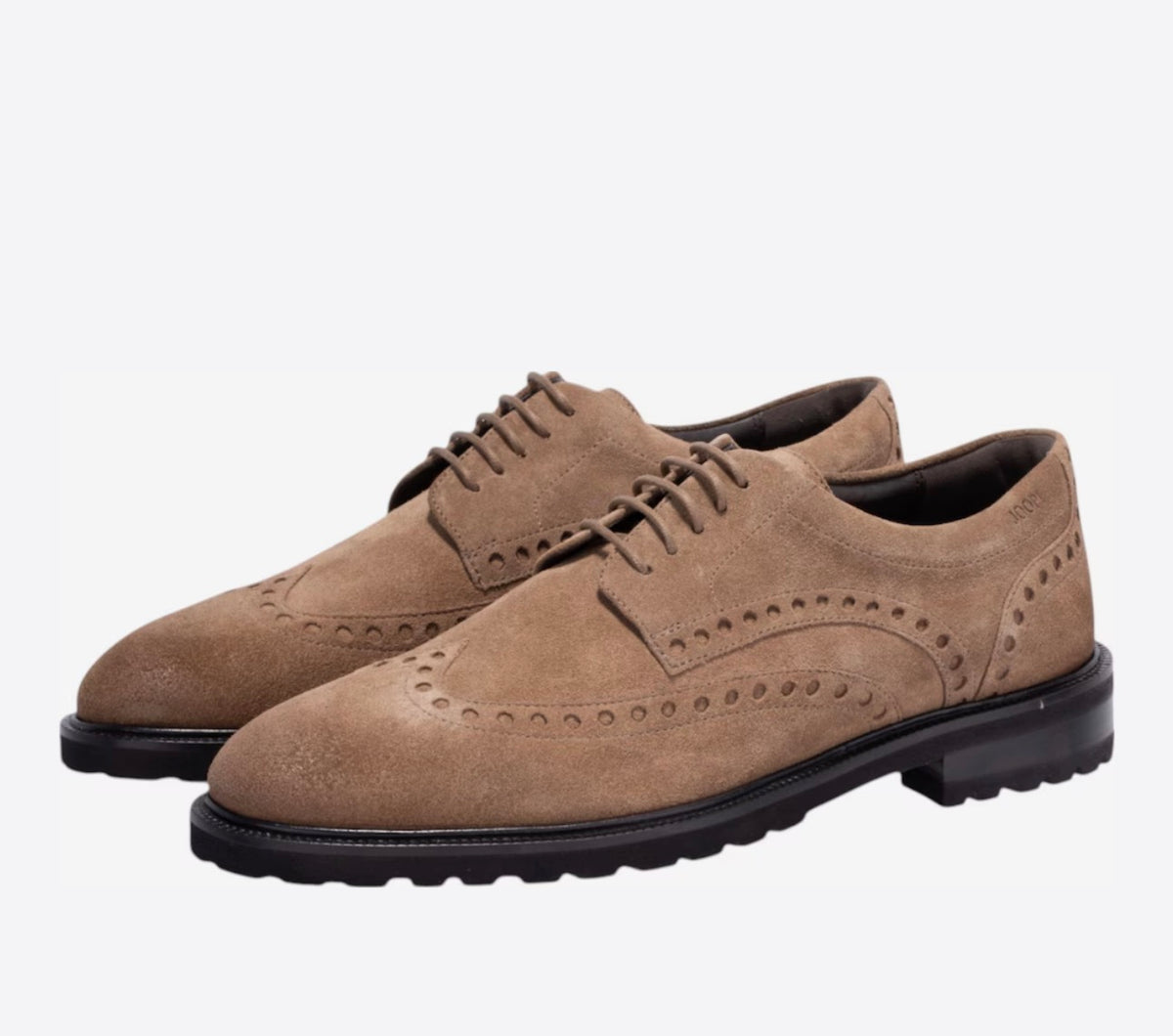 JOOP! Lace-Up Shoes 'Velo Danilo' in Light Brown