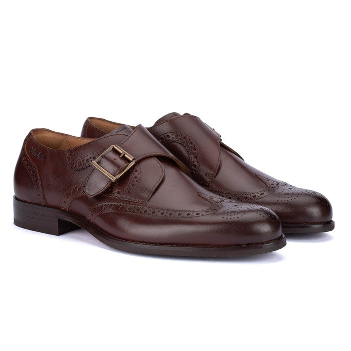 Santo Florsheim Men Tan Single Monk Shoes