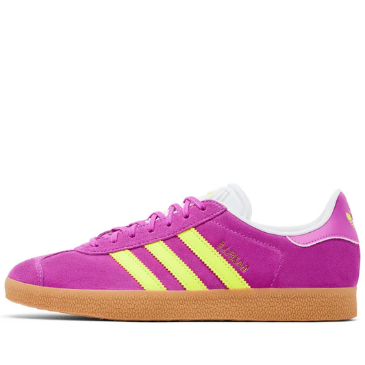 Adidas Gazelle "Purple Burst/Solar Yellow"