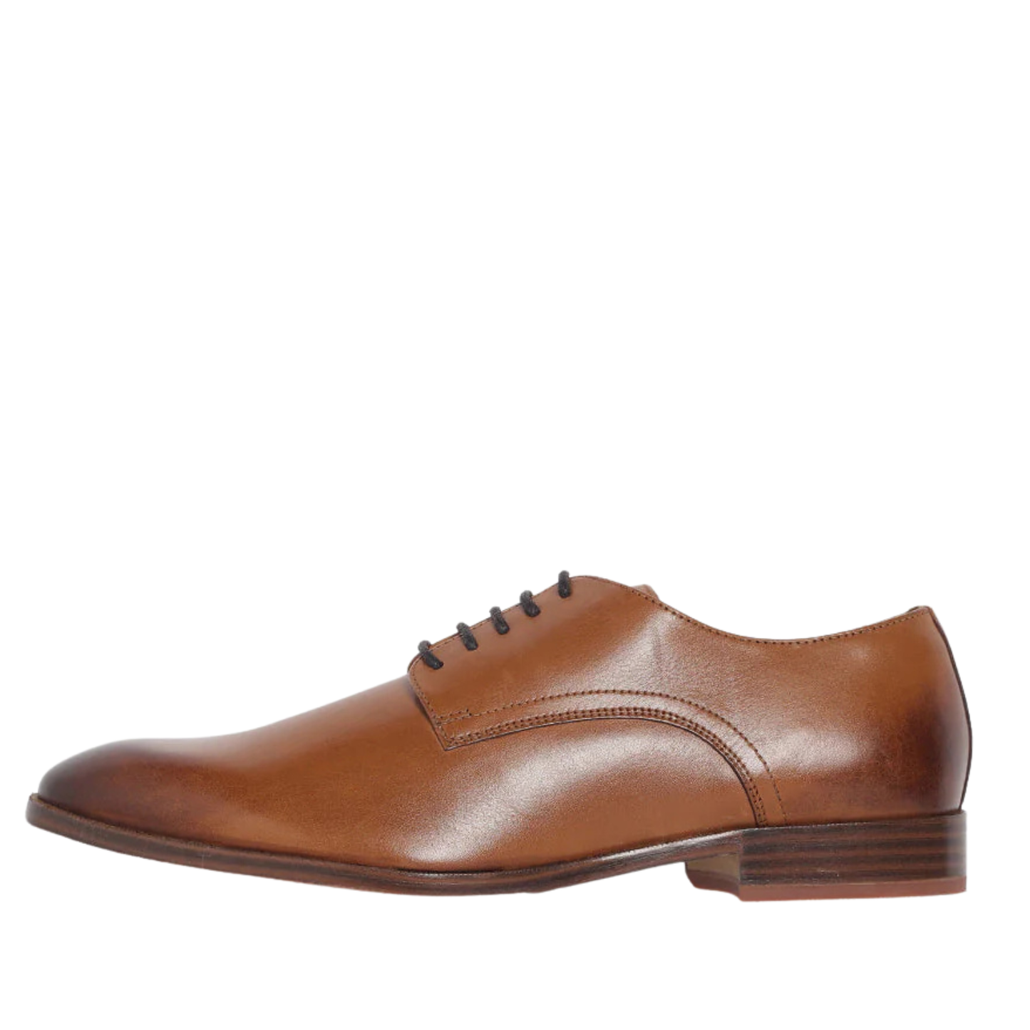 Gordon & Bros Antik Cognac Men Plain Derby Lace Up Shoes