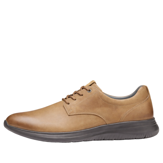Johnston & Murphy Men’s Amherst Plain Toe Shoes | EVA Sole & Cushioned Footbed | Breathable Casual Shoes |