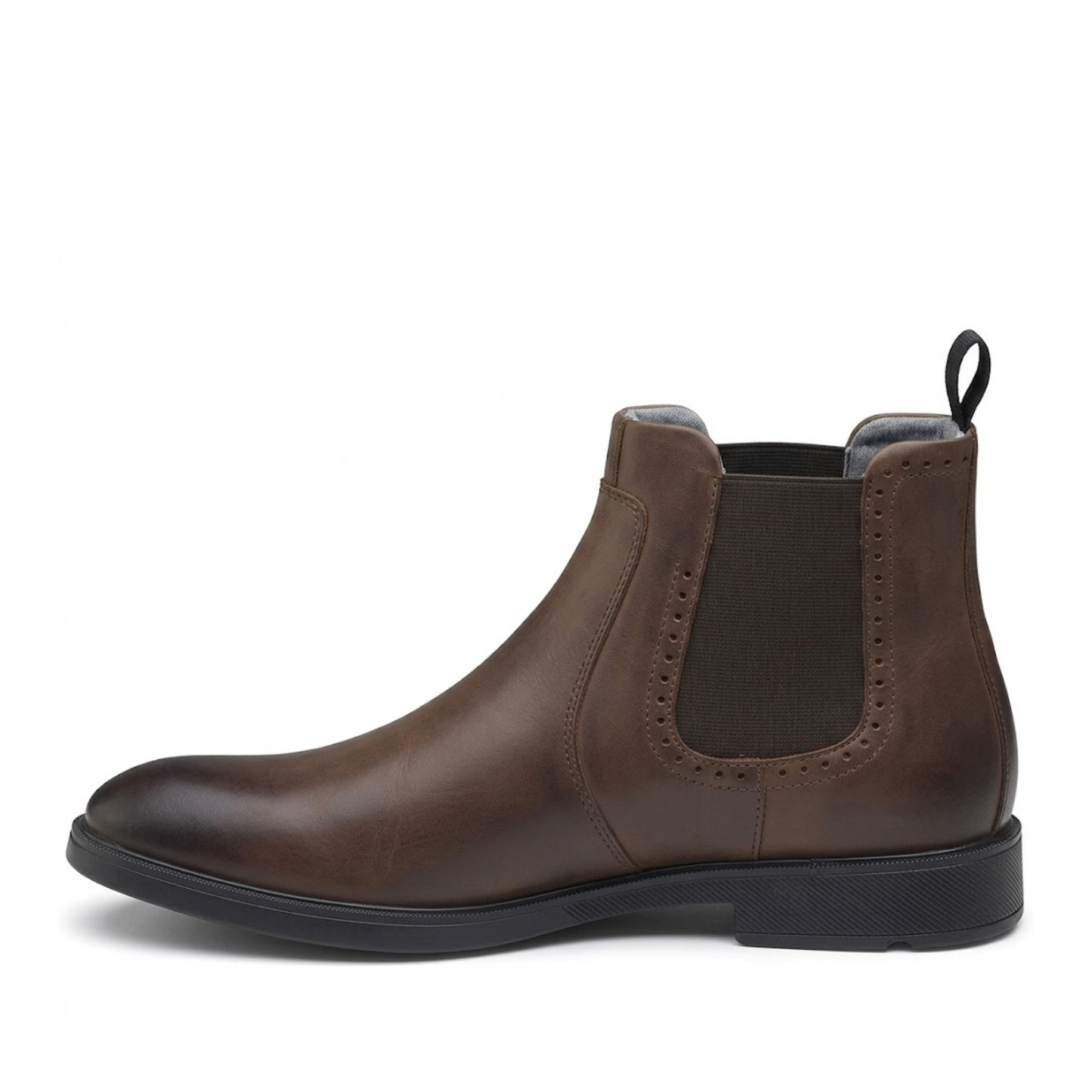 Johnston & Murphy Men’s XC4 Maddox Chelsea Boot – Casual Boots for Men, Waterproof Leather Construction, Cushioned Insole, Removable Dual Width Footbed