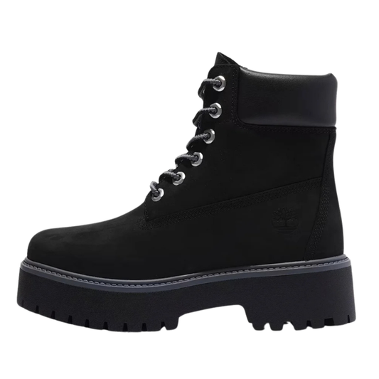 Timberland Stone Street 6 Inch Lace Up Waterproof Boots black